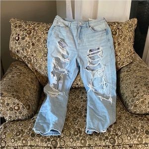 American Eagle ripped jeans